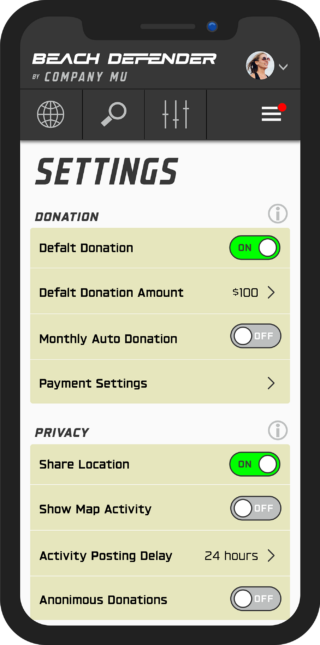 Screen-Mockup-3 Beach Defender Settings Page